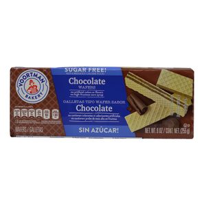 Sugar Free  Chocolate Wafers  Voortman  255.0 - Gr