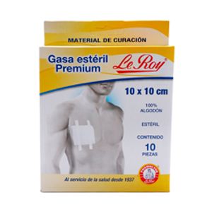 Gasa  10X10  Lab Le Roy  10.0 - Pza