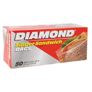 Bolsa Para Sandwich Diamond 50-Pza