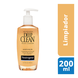 Limpiador Facial  Limp Profunda Deep Clean  Neutrogena  200.