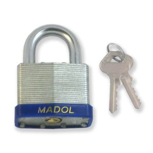 Candado Laminado  Doble Seguridad  Madol  30.0 - Mm