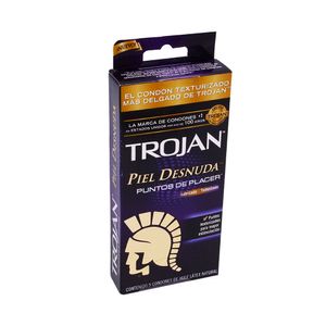 Piel Desnuda  Puntos  Trojan  9.0 - Pza