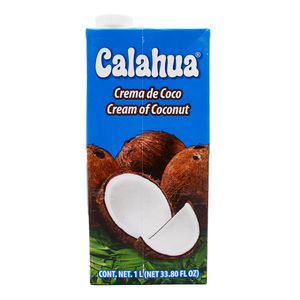 Crema  De Coco  Calahua  1.0 - Lt