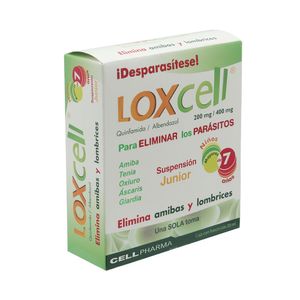 Albendazol Quinfamida  2.0 Gr  / 1.0 Gr  Loxcell  20.0 - Ml