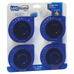 Pastilla  Azul 4 Pack  Max Home  160.0 - Gr