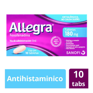 Fexofenadina  180 Mg  Allegra  10.0 - Comp