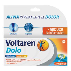 Diclofenaco  25 Mg.   Voltaren Dolo  20.0 - Cap