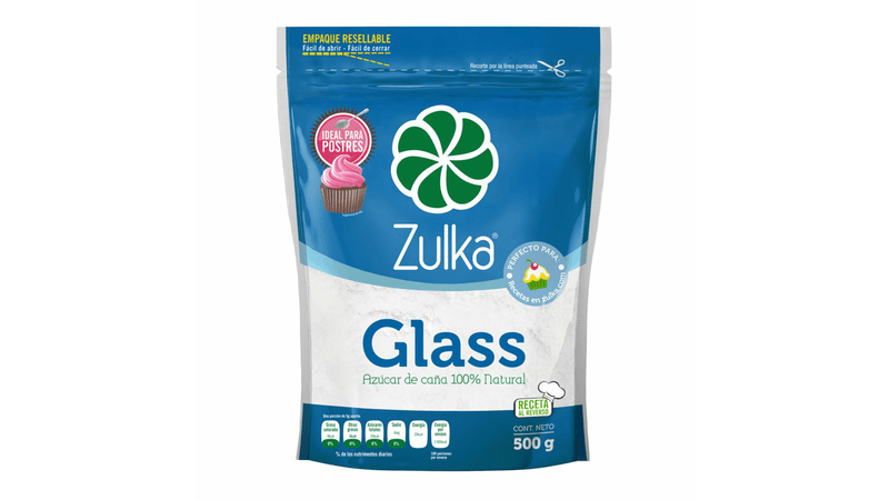 Azucar Glass Zulka 500.0 - Gr