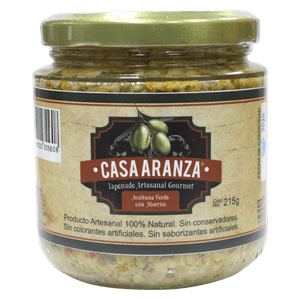 Tapenade  De Aceituna Verde - Morron  Casa Aranza  215.0 - G