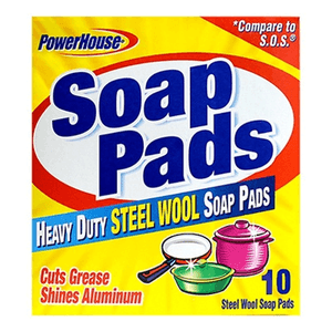 Soap Pads  Steel Wool   Power House  10.0 - Pza