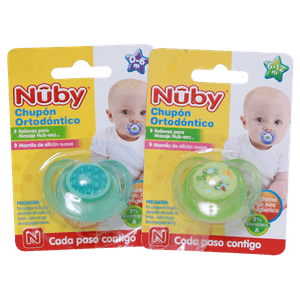 Chupon Ortodontico  0-6 Meses  Nuby  1.0 - Pza