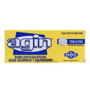 Analgesico     Agin  20.0 - Tab