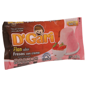 Flan  Fresas Con Crema  Dgari  84.0 - Gr