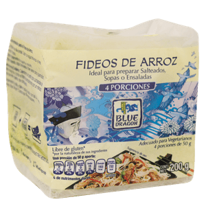 Fideos  De Arroz  Blue Dragon  200.0 - Gr