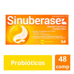 Bacillus  Clausii  Sinuberase  48.0 - Tab