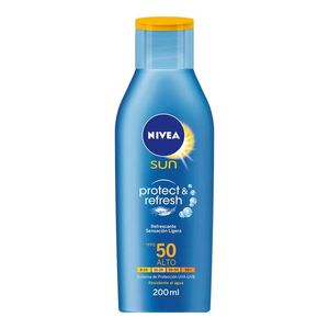 Bloqueador Solar Fps50  + Golden Bronze 200Ml  Nivea Sun  20