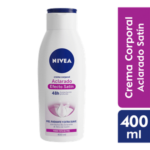 Body Crema Corporal  Acl Nat Efecto Satin  Nivea  400.0 - Ml