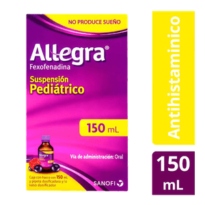 Susp. Fenoxofenadina 30 Mg  Sanofi  Allegra  150.0 - Ml