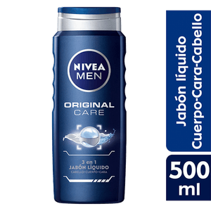 Jabon Liquido  3 En 1 Original Care  Nivea Men  500.0 - Ml