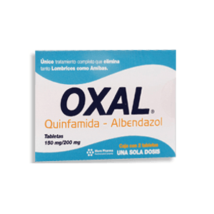 Quinfamida  Albendazol  Oxal  2.0 - Tab