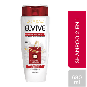 Shampoo  Reparacion Total 5 2En1  Elvive  680.0 - Ml