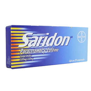 Paracetamol  Cafeina  Saridon  20.0 - Comp