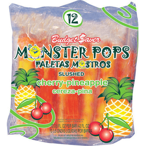 Paleta  Cereza - Pina  Monster Pops  12.0 - Pza