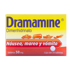 Dimenmidrinato  50 Mg.  Dramamine  24.0 - Tab