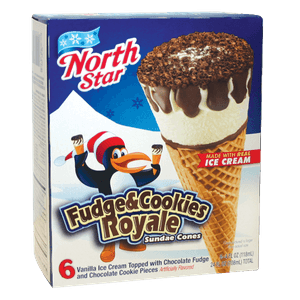 Cono  Fudge Y Cookies Royale  North Star  6.0 - Pza