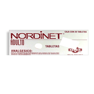 Analgesico  Adulto  Nordinet  20.0 - Tab