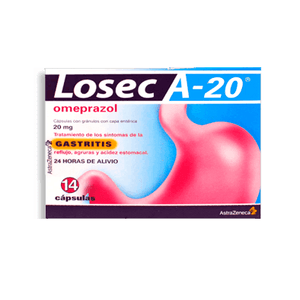 Losec  A  20 Mg.  Genomma Lab  14.0 - Cap