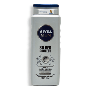 Jabon Liquido  3 En 1 Silver Protect  Nivea Men  500.0 - Ml