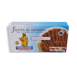 Anchoas  En Aceite De Oliva  Vigilante  48.0 - Gr