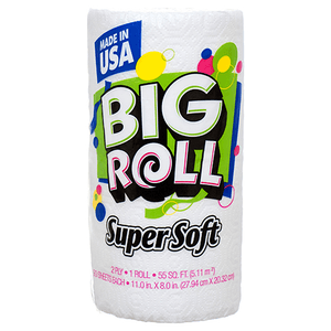 Towel  Big Roll 2 Ply White  Super Soft   1.0 - Pza