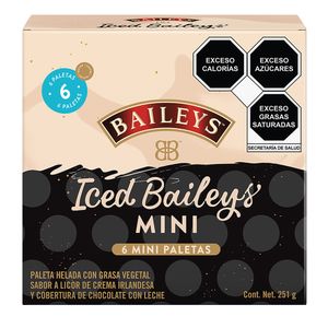 Paletas  Licor Con Chocolate Original   Baileys  6.0 - Pack