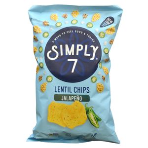 Chips  Lentil JalapeÑO  Simply 7  5.0 - Oz