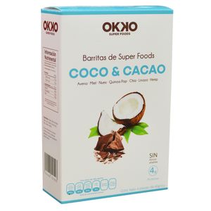 Barras  Coco & Cacao  Okko  160.0 - Gr