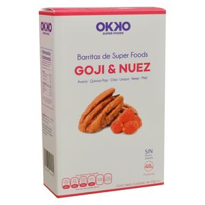 Barras  Goji & Nuez  Okko  160.0 - Gr