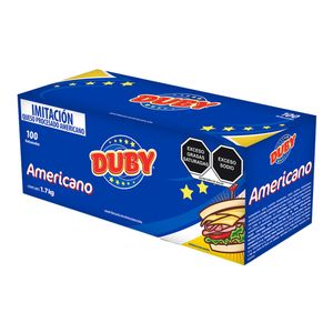 Queso  Americano  Duby  1.0 - Pza