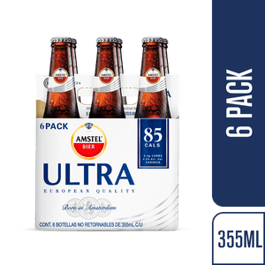 Cerveza  Botella Ultra  Amstel  6.0 - Pack