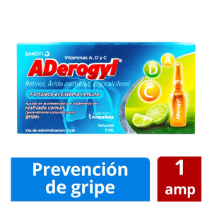 Vit A-D  Ingerible  Aderogyl  1.0 - Ampoll