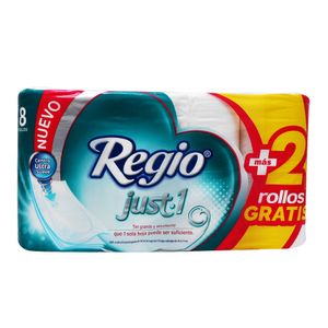 Papel Higienico  Just 1 6+2 Gratis  Regio  8.0 - Pza