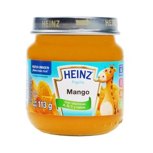 Papilla Mango  Etapa 2 Vidrio  Heinz  113.0 - Gr