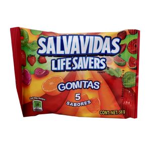 Salvavidas Gomita   5 Flavors  Life Savers  56.0 - Gr