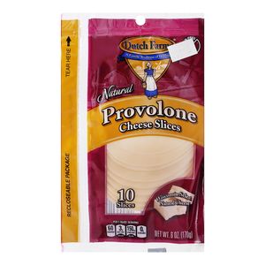 Queso  Provolone Rebanado  Dutch Farms  170.0 - Gr