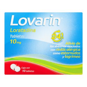 Loratadina  10 Mg  Lovarin Gf  10.0 - Tab