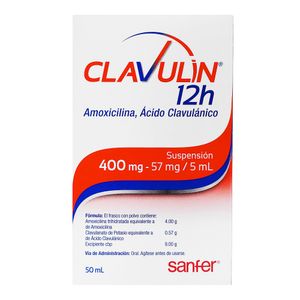 12H  400/57 Mg.  Clavulin  50.0 - Ml