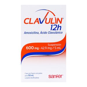 12H  600/42.9 Mg.  Clavulin  50.0 - Ml