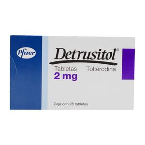 Tolterodina  2 Mg.  Detrusitol  28.0 - Tab