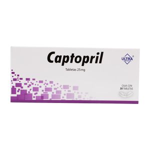 Captopril   25 Mg  Ultra  30.0 - Tab